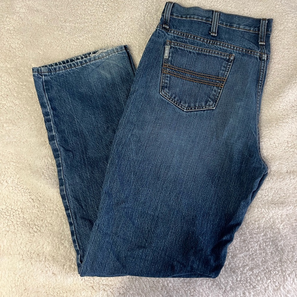 Cinch Men's Straight Blue Jeans